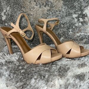 Tory Burch Leather Ankle Strap Sandals
